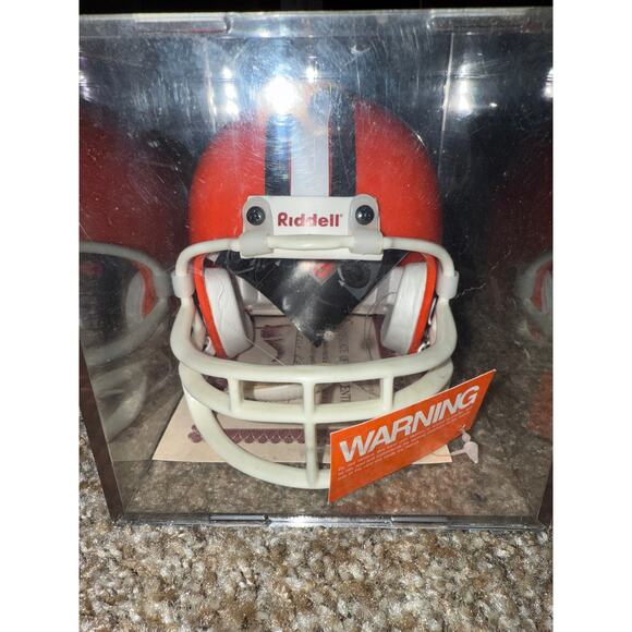 Leroy kelly mini Helmet #44 with certification of authenticity - Picture 3 of 6